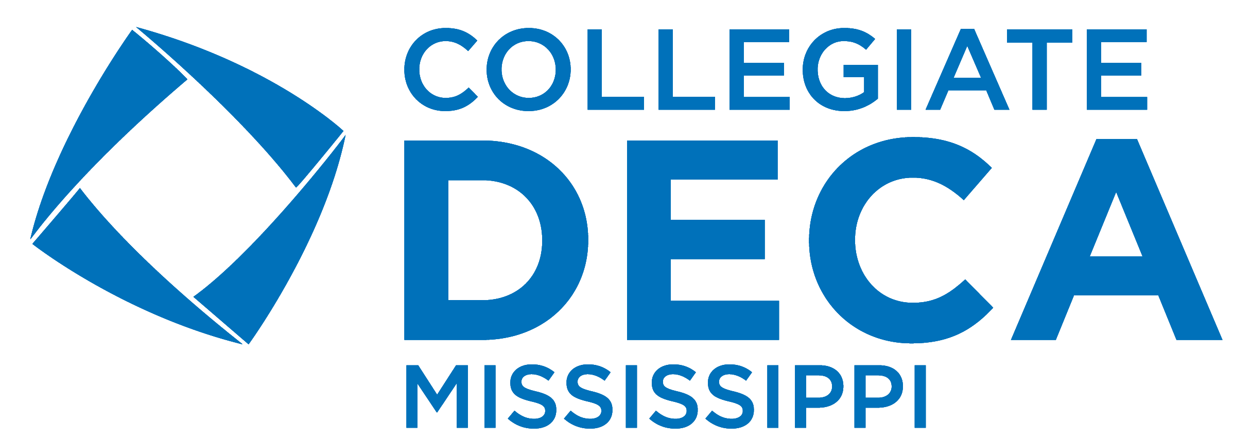 Select the graphic to experience the Mississippi DECA Collegiate Website.