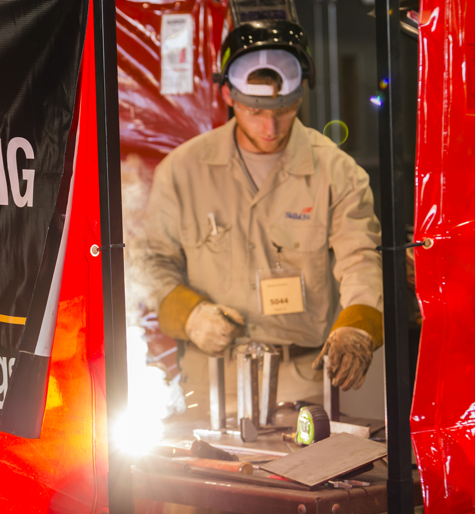 Wielding students competes in Jackson, MS during the 2024 SkillsUSA competition.